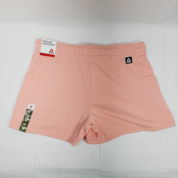 * Reebok XXL athletic fitness shorts fuchsia red drawstring waistline s… - Picture 2 of 7